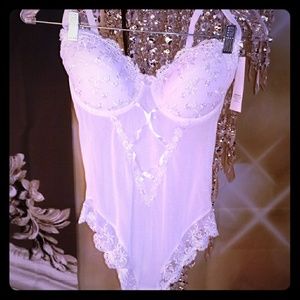 White teddy lingerie